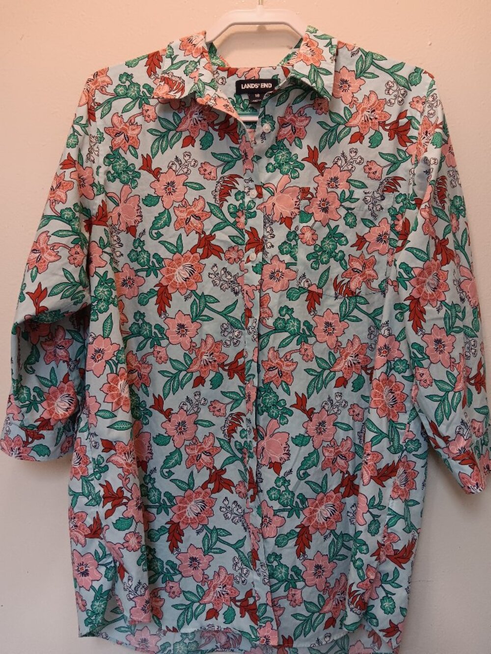 Lands End Women's Plus Size 18 Blouse Pre-owned